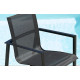 Fauteuil salon de jardin empilable en aluminium MIAMI DCB Garden