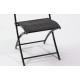 Chaise salon de jardin pliante en aluminium DCB Garden