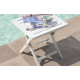 Table basse pliante 40cm en aluminium Marius CITY GARDEN