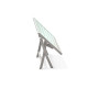 Table basse pliante 40cm en aluminium Marius CITY GARDEN