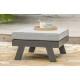 Salon de jardin d'angle en aluminium DCB Garden 5-6 places gris clair NEWYORK