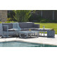 Salon de jardin bas BARCELONA en aluminium 6 personnes DCB GARDEN