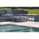 Salon de jardin bas BARCELONA en aluminium 6 personnes DCB GARDEN