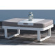 Salon de jardin bas BARCELONA en aluminium 6 personnes DCB GARDEN