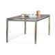 Table de jardin 8 personnes en inox & céramique Paris Garden TORINO