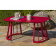 Salon de jardin design bas en aluminium 4 places APOLLINE CITY GARDEN