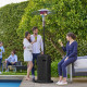 Parasol chauffant extérieur gaz Cosy profi ecoline Noir Favex