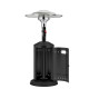 Parasol chauffant extérieur gaz Cosy profi ecoline Noir Favex