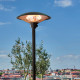 Parasol chauffant extérieur électrique Milan noir Favex
