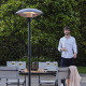 Parasol chauffant extérieur électrique Milan noir Favex