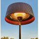 Parasol chauffant extérieur électrique Sirmione noir XL Favex
