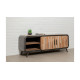 Meuble TV en bois brut recyclé DELORM