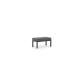 Salon de jardin d'angle design bas gris anthracite 10 personnes DELORM