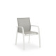 Fauteuil salon de jardin blanc DELORM