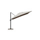 Parasol de jardin carré déporté et inclinable 2m50 DELORM
