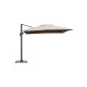 Parasol de jardin carré déporté et inclinable 2m50 DELORM