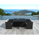 Salon de jardin encastrable 4 personnes DELORM