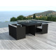 Salon de jardin encastrable 4 personnes DELORM