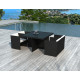 Salon de jardin encastrable 4 personnes DELORM