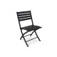 Chaise salon de jardin pliante en aluminium MARIUS CITY GARDEN