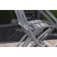 Chaise salon de jardin pliante en aluminium MARIUS CITY GARDEN
