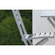 Chaise salon de jardin pliante en aluminium MARIUS CITY GARDEN