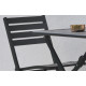 Chaise salon de jardin pliante en aluminium MARIUS CITY GARDEN