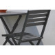 Chaise salon de jardin pliante en aluminium MARIUS CITY GARDEN