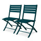 Chaise salon de jardin pliante en aluminium MARIUS CITY GARDEN