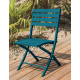 Chaise salon de jardin pliante en aluminium MARIUS CITY GARDEN