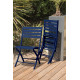 Chaise salon de jardin pliante en aluminium MARIUS CITY GARDEN