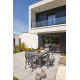 Table salon de jardin extensible en aluminium pour 12 personnes DCB Garden COPENHAGUE gris anthracite
