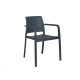 Fauteuil de jardin empilable DOCK en polypropylène EZPELETA