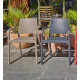 Fauteuil de jardin empilable DOCK en polypropylène EZPELETA