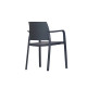Fauteuil de jardin empilable DOCK en polypropylène EZPELETA