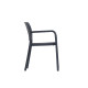 Fauteuil de jardin empilable DOCK en polypropylène EZPELETA