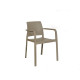 Fauteuil de jardin empilable DOCK en polypropylène EZPELETA