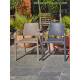 Fauteuil de jardin empilable DOCK en polypropylène EZPELETA