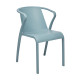 Fauteuil de jardin empilable FADO en polypropylène EZPELETA