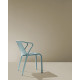 Fauteuil de jardin empilable FADO en polypropylène EZPELETA