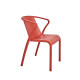 Fauteuil de jardin empilable FADO en polypropylène EZPELETA