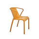 Fauteuil de jardin empilable FADO en polypropylène EZPELETA