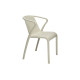 Fauteuil de jardin empilable FADO en polypropylène EZPELETA