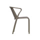 Fauteuil de jardin empilable FADO en polypropylène EZPELETA