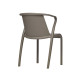 Fauteuil de jardin empilable FADO en polypropylène EZPELETA