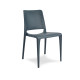 Chaise de jardin empilable HALL en polypropylène EZPELETA