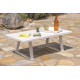 Salon de jardin design bas en aluminium DCB Garden 5 places IBIZA