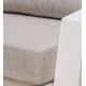 Salon de jardin design bas en aluminium DCB Garden 5 places IBIZA