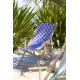 Chilienne pliante LONA en bois d'Eucalyptus et toile 100% coton CITY GARDEN