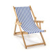 Chilienne pliante LONA en bois d'Eucalyptus et toile 100% coton CITY GARDEN